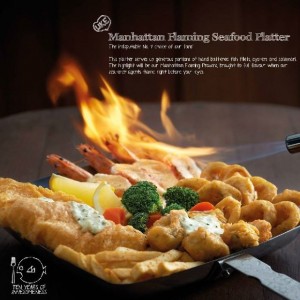 Manhattan Flaming Seafood Platter