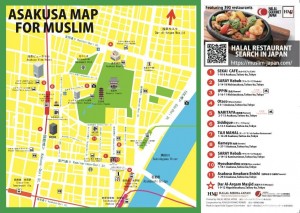 ASAKUSA MAP FOR MUSLIM